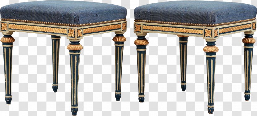 Table Stool Chair Furniture Clip Art - Antique Design Transparent PNG