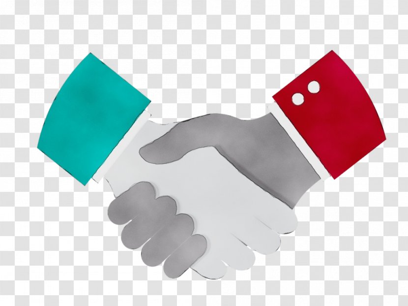Handshake - Watercolor - Glove Transparent PNG