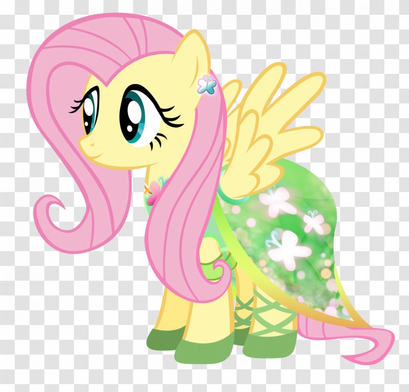 Fluttershy Pinkie Pie Pony Rainbow Dash Twilight Sparkle - Fictional Character - Dress Transparent PNG