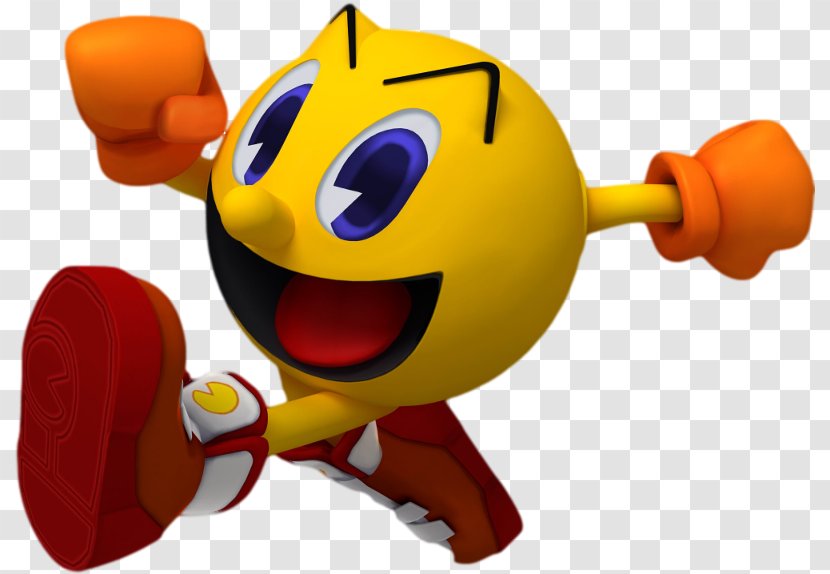 Pac-Man Party Wii Ms. World Rally - Game - Pac Man Transparent PNG