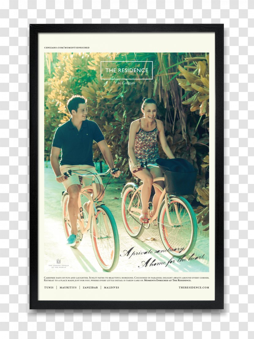 Hybrid Bicycle Cycling Advertising Picture Frames Teal Transparent PNG