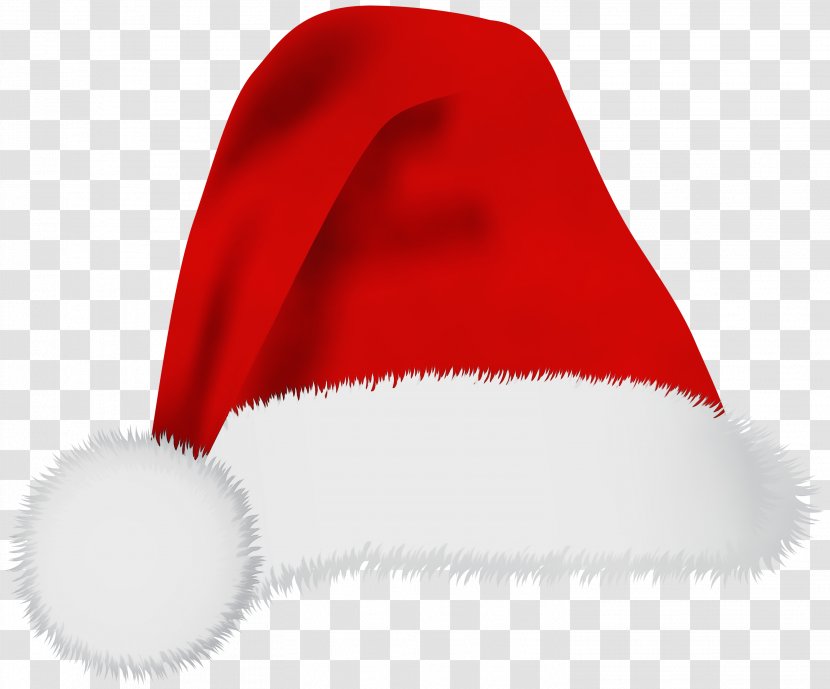 Santa Claus Hat - Headgear - Fur Transparent PNG