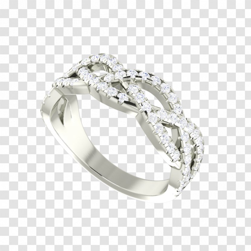 Wedding Ring Silver Jewellery Platinum - Rings Transparent PNG