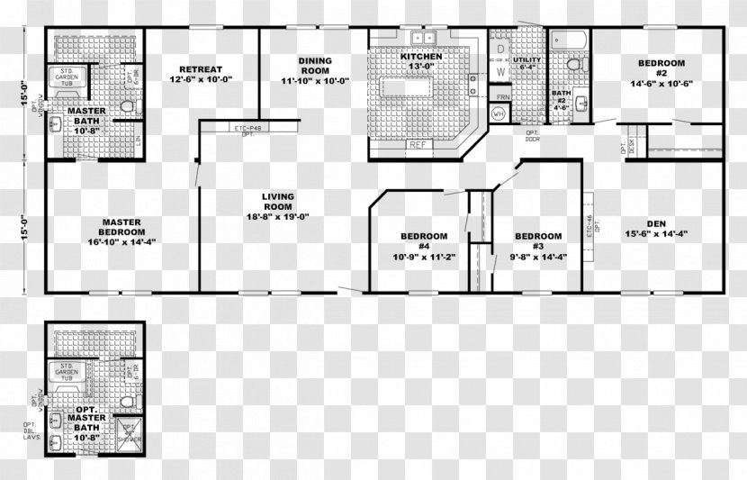 Floor Plan House Bonus Room Bedroom Transparent PNG