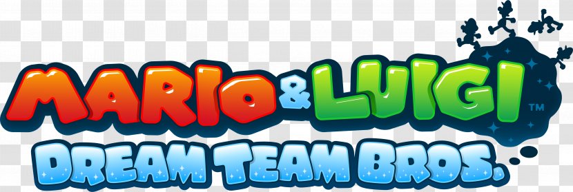 Mario & Luigi: Dream Team Superstar Saga Super Bros. - Brand Transparent PNG