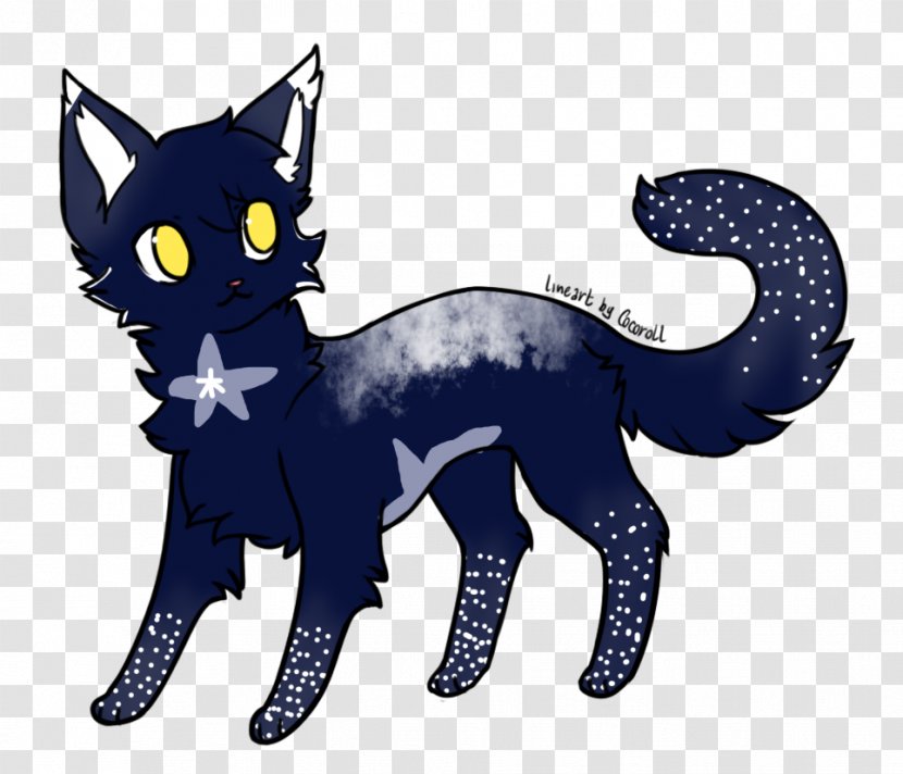 Cat Whiskers Drawing Tail Mammal - Vertebrate - Night Sky Transparent PNG