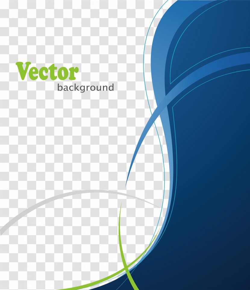 Blue Euclidean Vector Poster - Line Transparent PNG