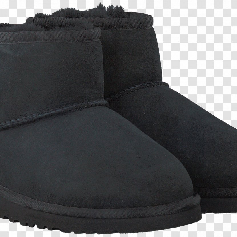 Snow Boot Shoe Suede Walking - Black M Transparent PNG