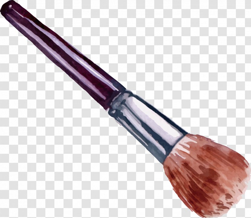 Makeup Brush Cosmetics Make-up - Vector Transparent PNG