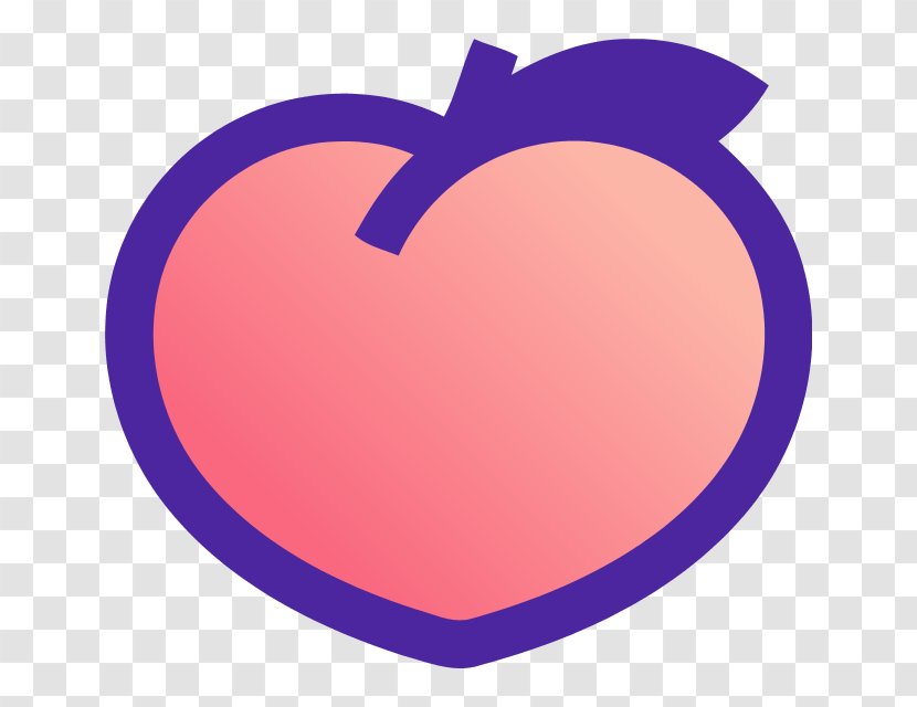 Social Media Peach Clip Art - Heart Transparent PNG