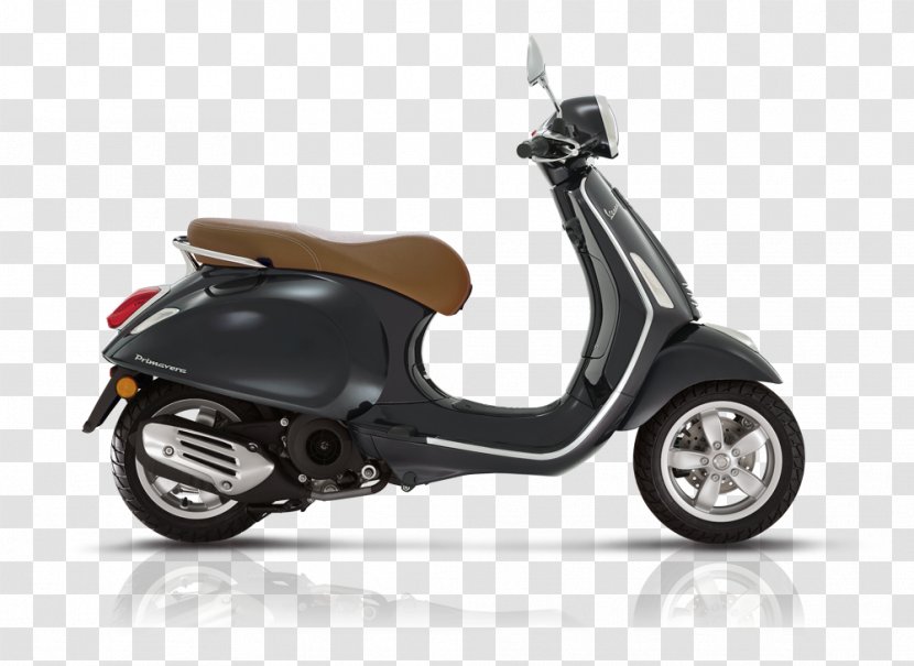 Scooter Piaggio Vespa Primavera Motorcycle - Motorized Transparent PNG