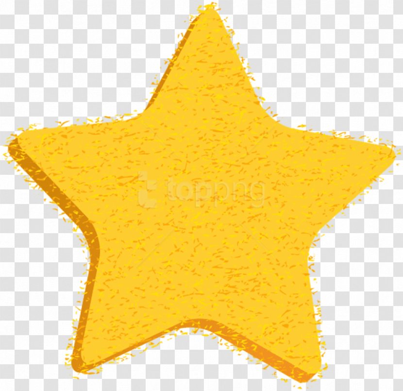 Yellow Tree Star Transparent PNG