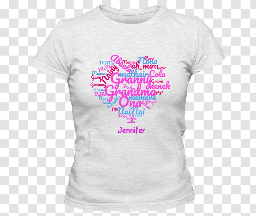 T-shirt Hoodie Clothing Woman - Flower - Grandma Names Transparent PNG