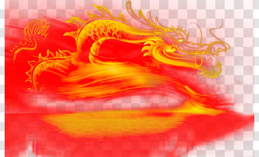 Dragon - Fire - Cartoon Hand-painted Flames Deduction Transparent PNG