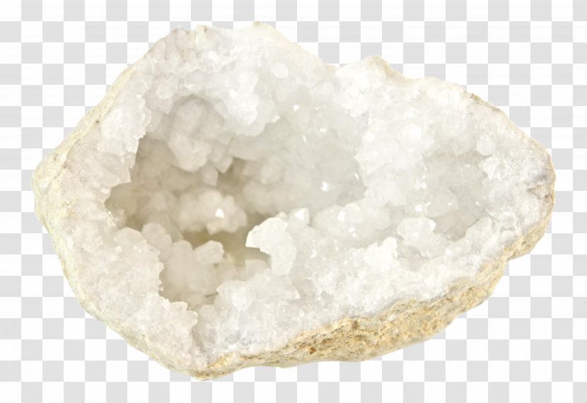 Quartz Geode Crystal Bookend Furniture - Mineral Transparent PNG