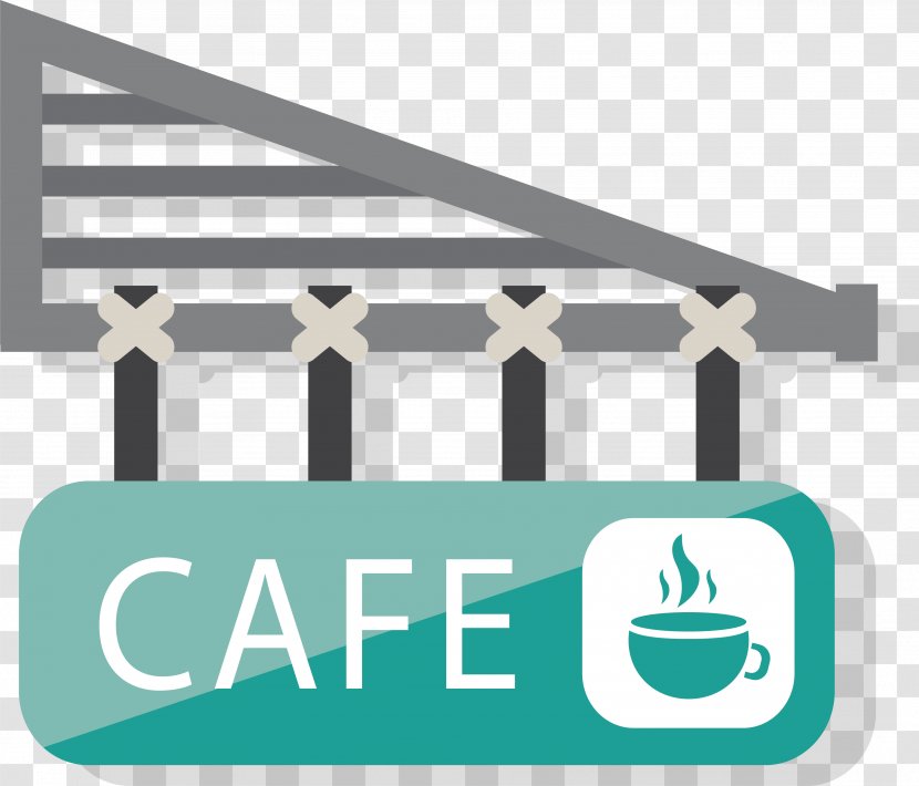 Coffee Cafe Bakery - Green Shop Plaque Transparent PNG