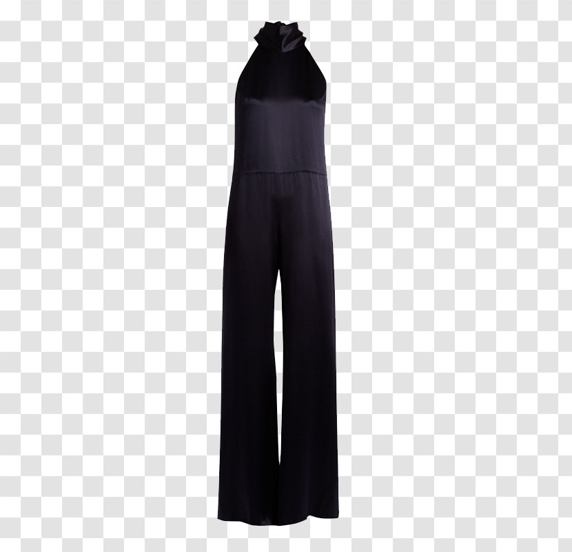 Jumpsuit Pants Black Dress Waist - Watercolor - Silk Satin Transparent PNG