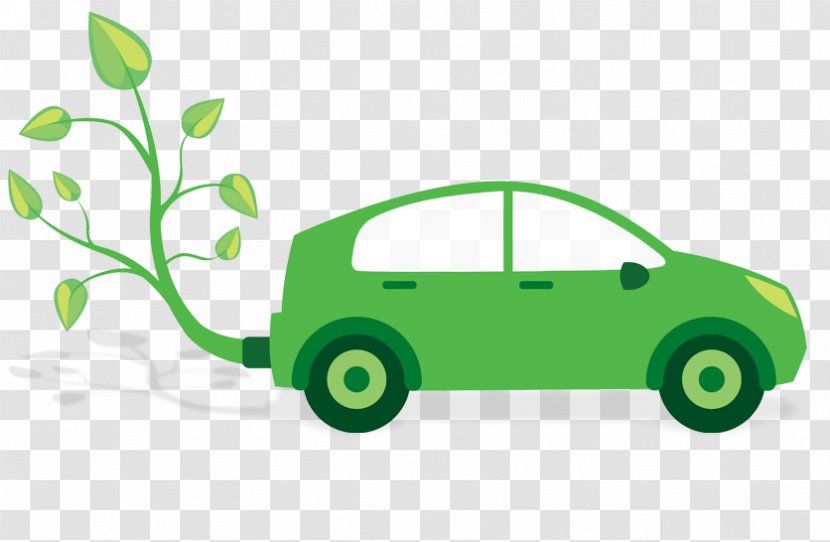 Car Electric Vehicle Toyota Prius Environmentally Friendly Green - Hybrid - Illustration Transparent PNG