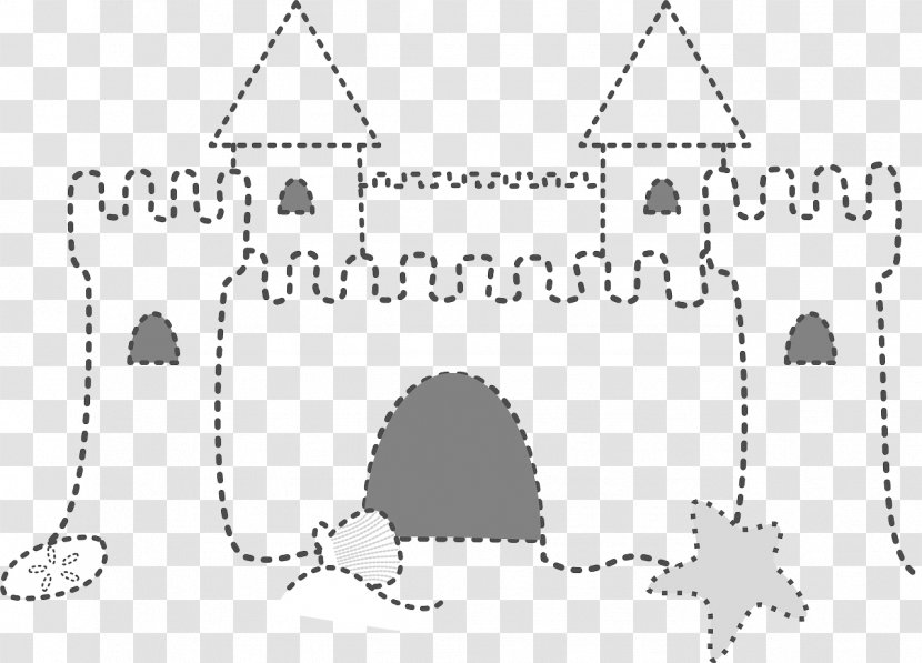 Sand Art And Play Clip - Frame - Castle Transparent PNG
