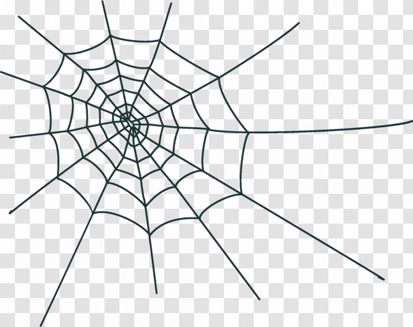 Spider Web Halloween - Symmetry - Diagram Line Art Transparent PNG