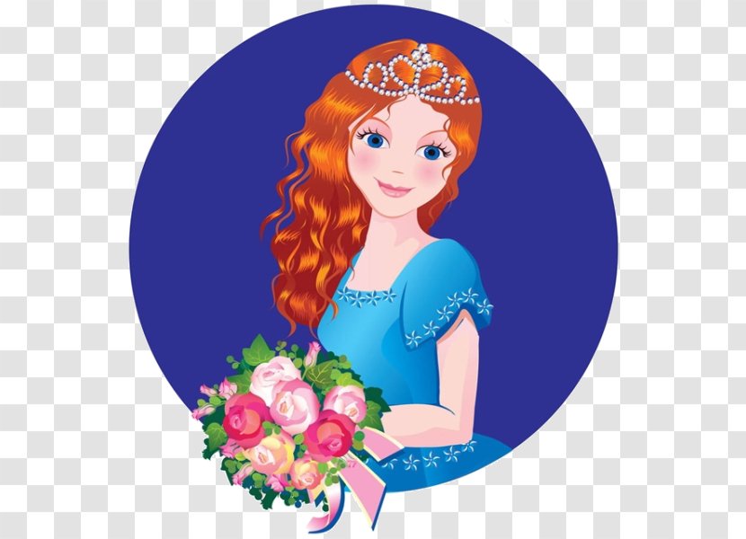 Download Clip Art - Flower - Cartoon Woman Transparent PNG