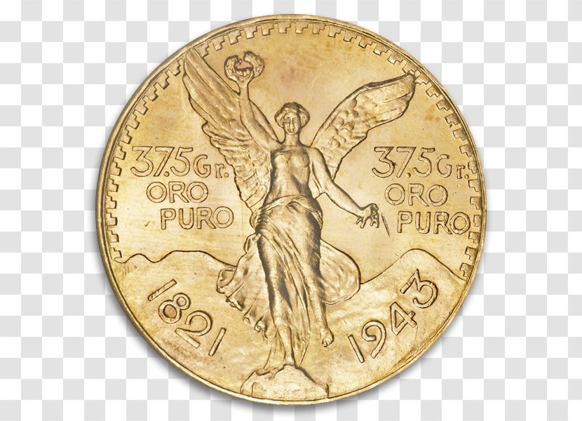 Coin Gold Mexico Royal Australian Mint Mexican Peso - Metal Transparent PNG