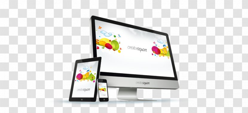 Web Development Page Responsive Design Business - Template - Square Creative Transparent PNG