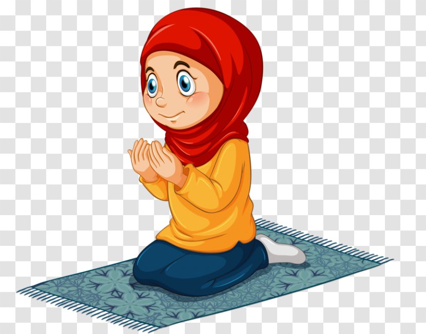 Prayer Islam Muslim Praying Hands Clip Art - Salah Transparent PNG