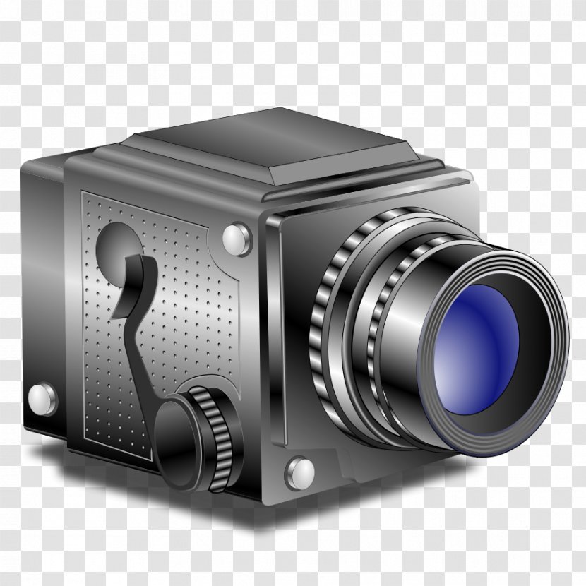 Movie Camera Lens Clip Art - Photo Cameras Transparent PNG