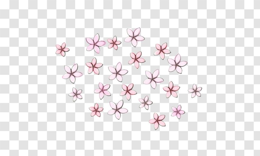 Cherry Blossom - Watercolor - Wildflower Transparent PNG