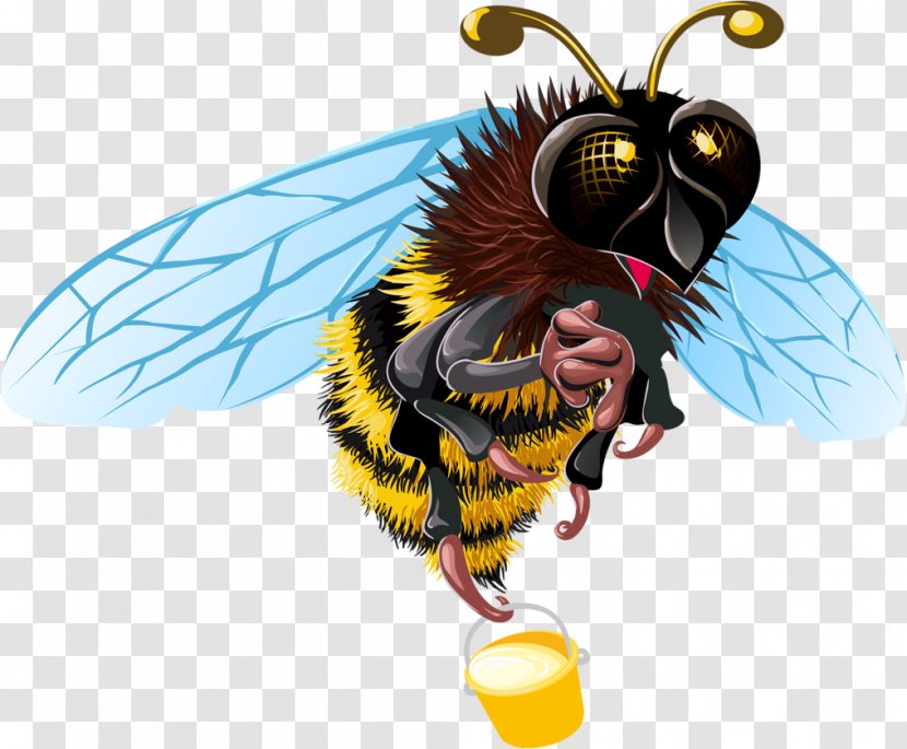 Beehive Royalty-free Clip Art - Worker Bee Transparent PNG