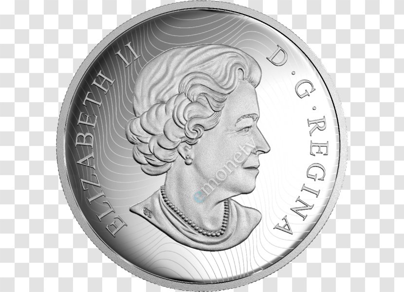Canada Royal Canadian Mint Silver Coin - Head - Albert Einstein Transparent PNG