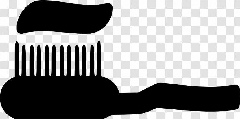 Product Design Clip Art Black Line - And White - Toothbrushes Icon Transparent PNG