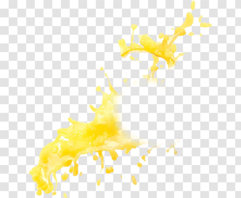 Water Yellow Liquid Color Transparent PNG