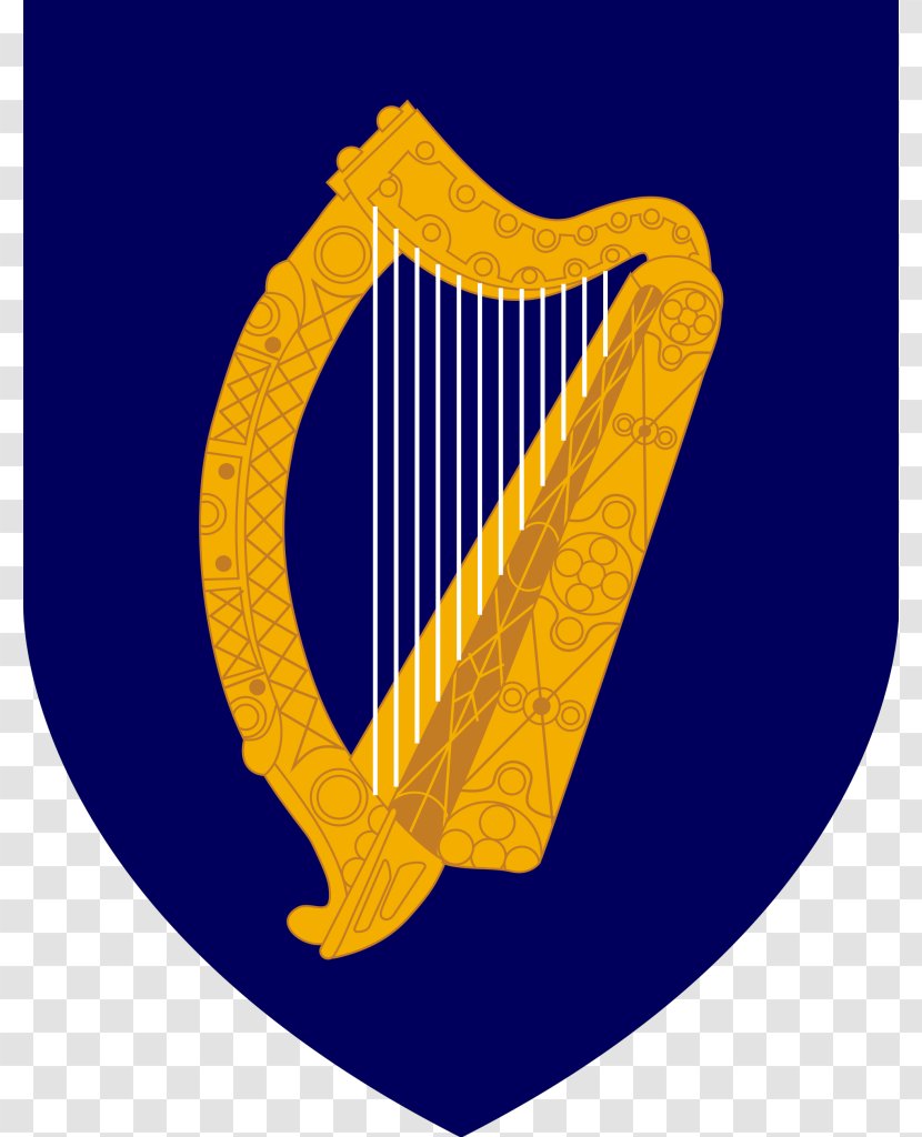 Coat Of Arms Ireland Ulster Flag - Vexillology - Harp Transparent PNG