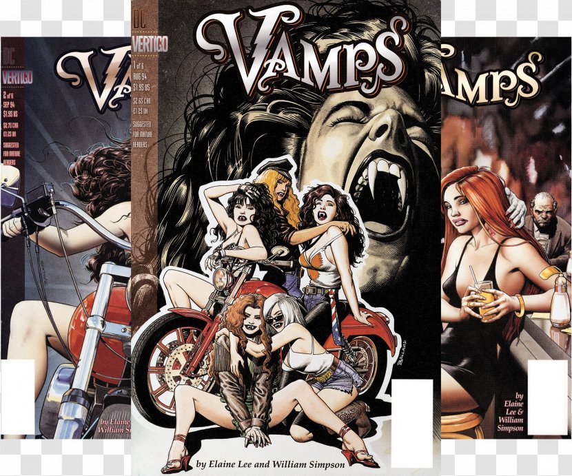 Vamps Comic Book Comics Vertigo Limited Series - Graphic Novel - Dc Transparent PNG