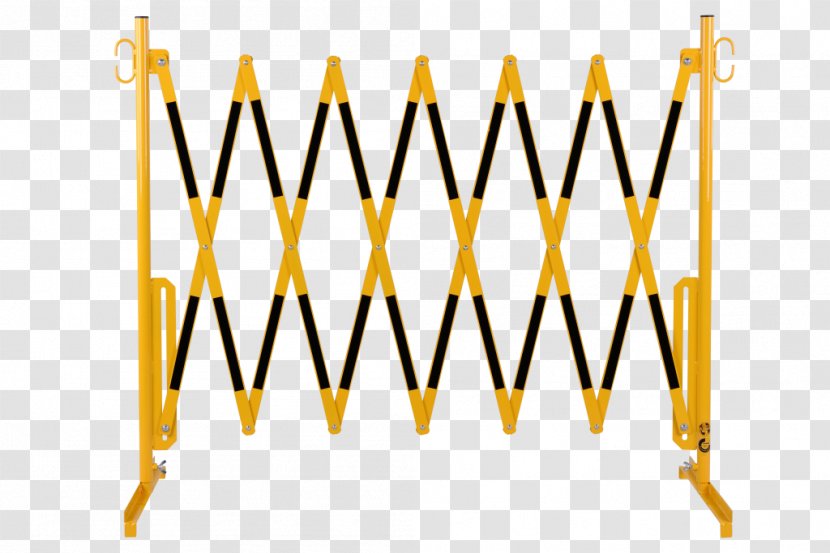 Yellow Fence White Boom Barrier Red - 70x30 Transparent PNG