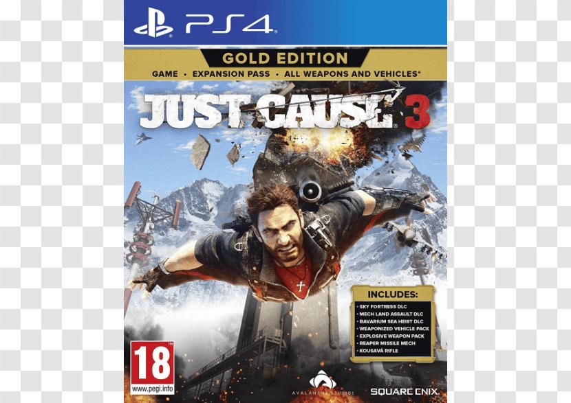 Just Cause 3 PlayStation 4 Video Game Xbox One Grand Theft Auto IV - Open World - Mech Land Assault Transparent PNG