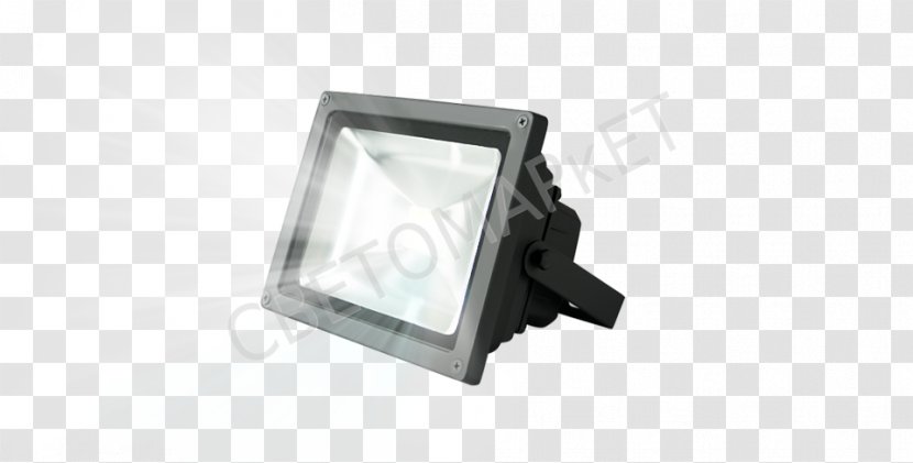 Searchlight Light-emitting Diode Street Light LED Lamp - Fixture Transparent PNG