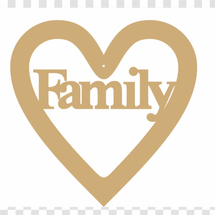 Word Family Heart Lettering - Tree Transparent PNG