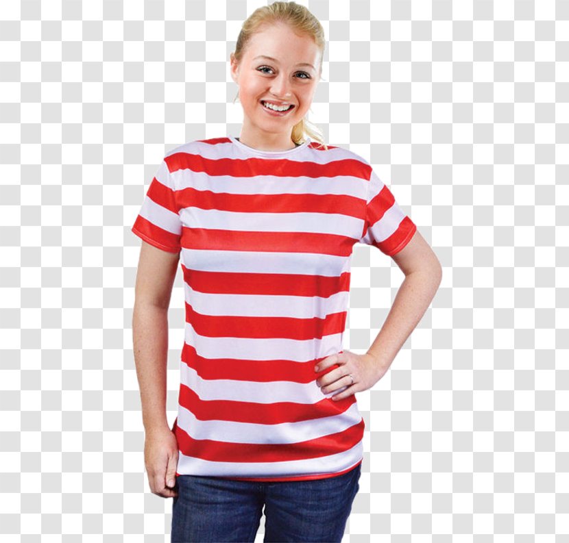 T-shirt Top Blouse Sleeve - Shirt - Women's European Border Stripe Transparent PNG