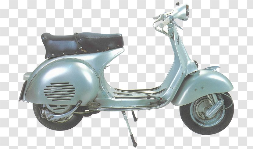 Piaggio Vespa 150 Scooter Motorcycle - Cartoon Transparent PNG