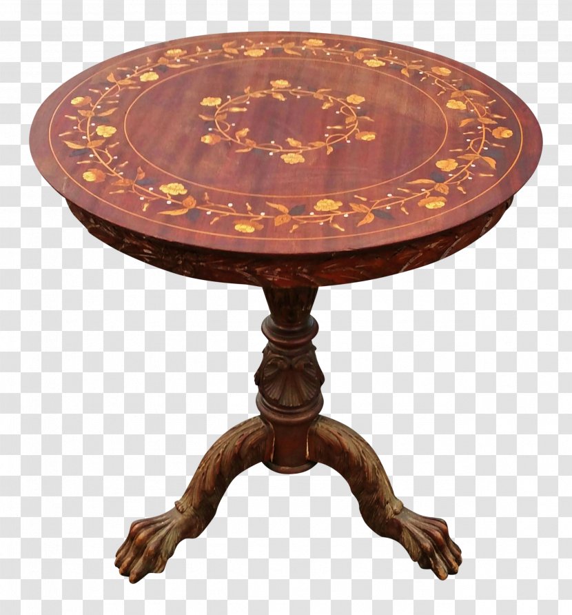 Antique Coffee Tables Inlay Furniture Transparent PNG