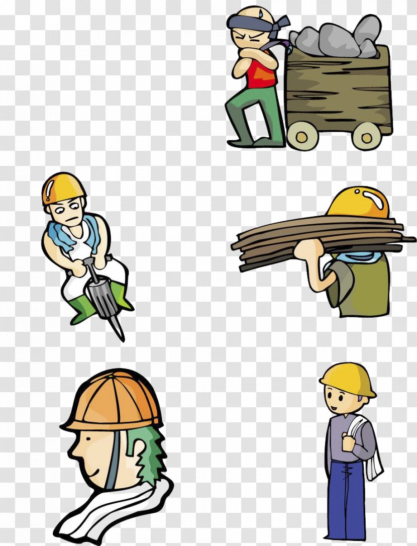Public Holiday International Workers Day Labour Laborer - Helmet - Hand-painted Transparent PNG