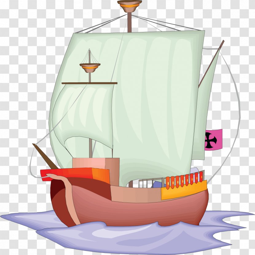 Watercraft Sailing Ship - Poster Transparent PNG