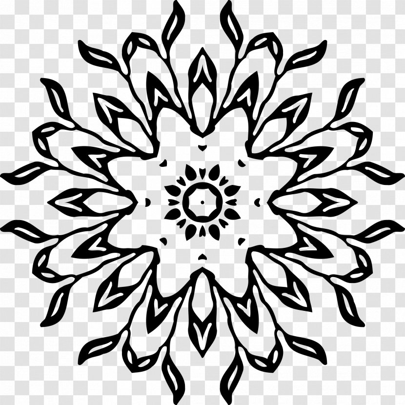 Floral Design Art - Plant - Mandala Vector Transparent PNG