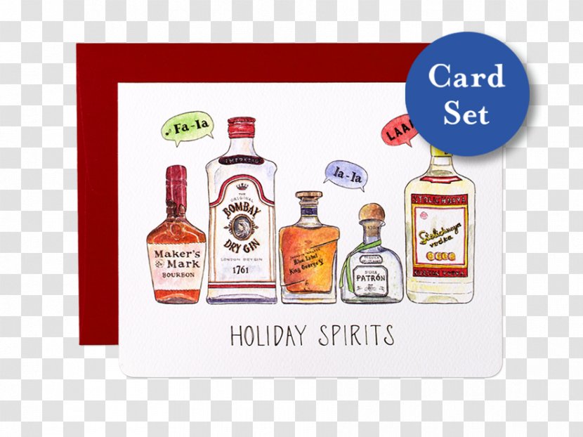 Liqueur Holiday Greeting & Note Cards Gift Distilled Beverage - Valentine's Day Card Material Transparent PNG