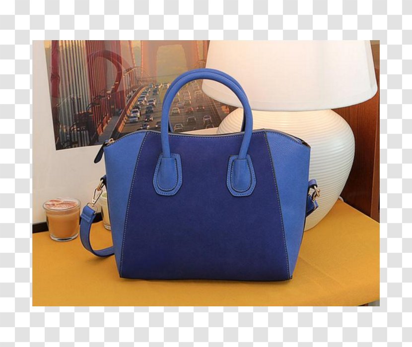Tote Bag Handbag Clothing Leather - Blue Transparent PNG