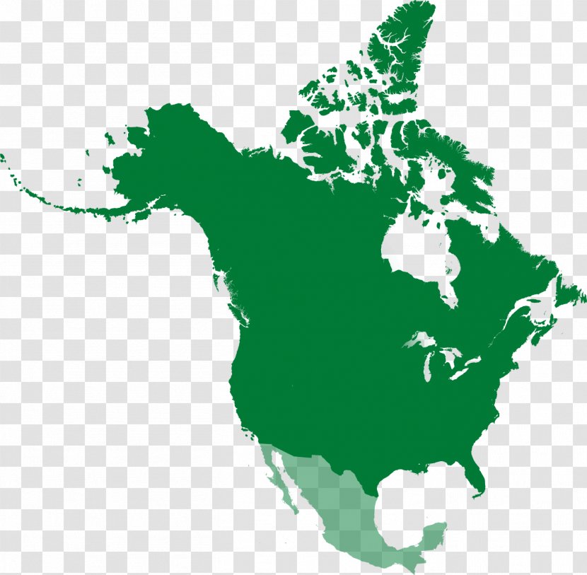 United States Blank Map World - Leaf - Canada Transparent PNG