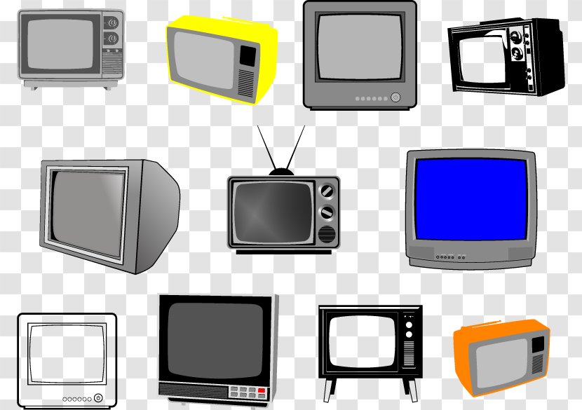 Television Show Illustration - Technology - A Variety Of TV Transparent PNG